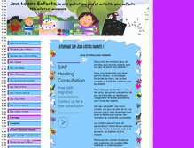 Tablet Screenshot of jeux-loisirs-enfants.com